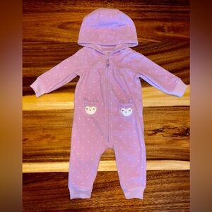 Carter's Purple Cozy Footie One Piece